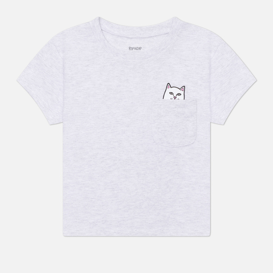 Женская футболка RIPNDIP Lord Nermal Cropped Baby Pocket, RNDSUM25WO7