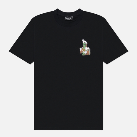 Мужская футболка RIPNDIP Here All Along, цвет чёрный