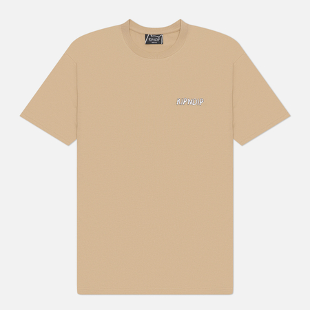 Мужская футболка RIPNDIP Coco Nerm, цвет коричневый