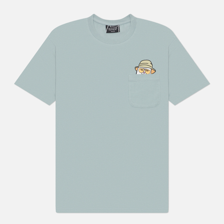 Мужская футболка RIPNDIP Nermal S Thompson Pocket, цвет голубой