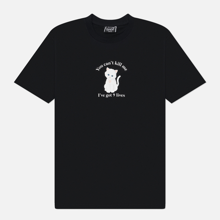 Мужская футболка RIPNDIP 9 Lives, цвет чёрный