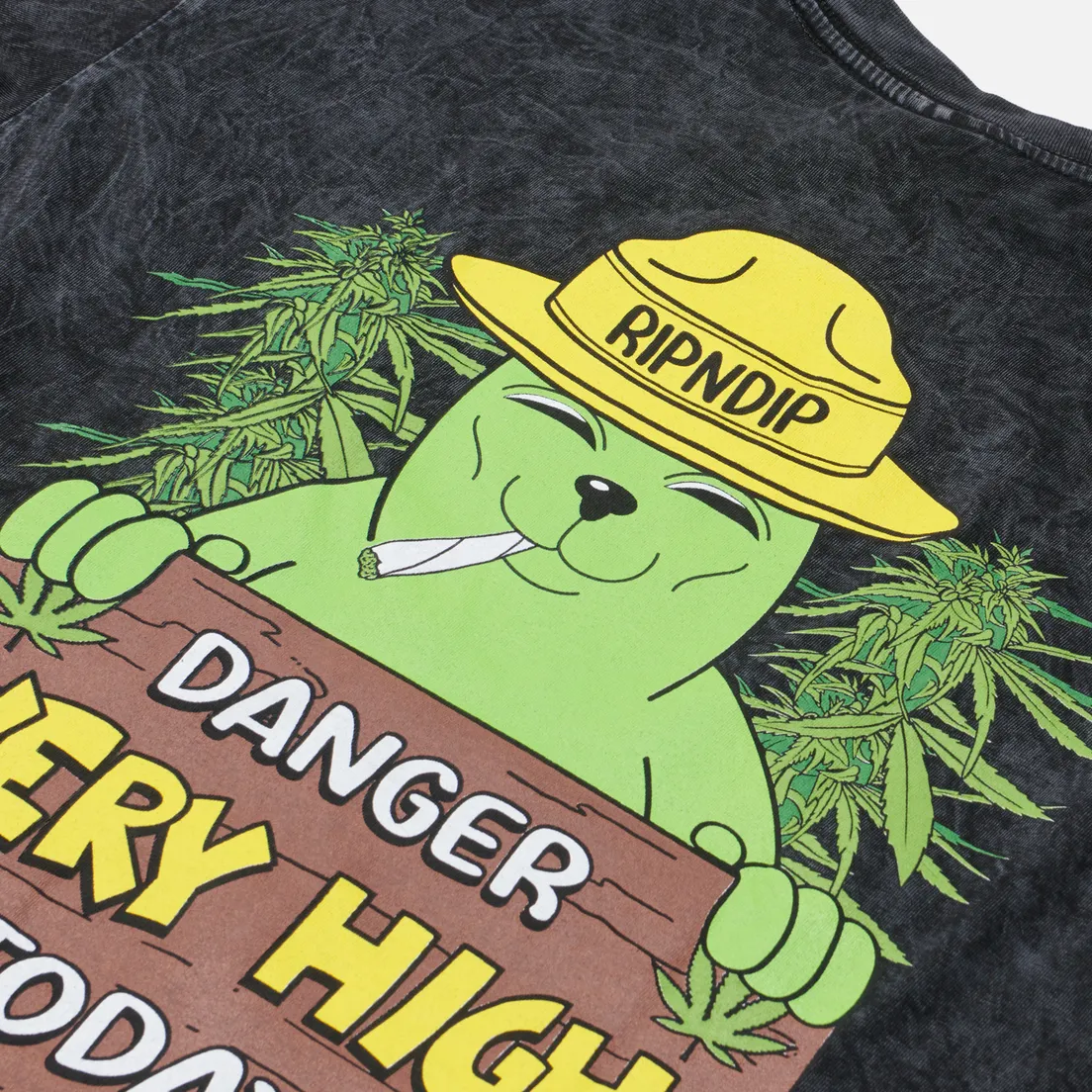 RIPNDIP Мужская футболка Smokey Alien Bear