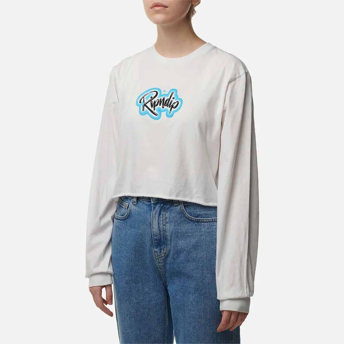 RIPNDIP Женский лонгслив In Loving Memory Cropped