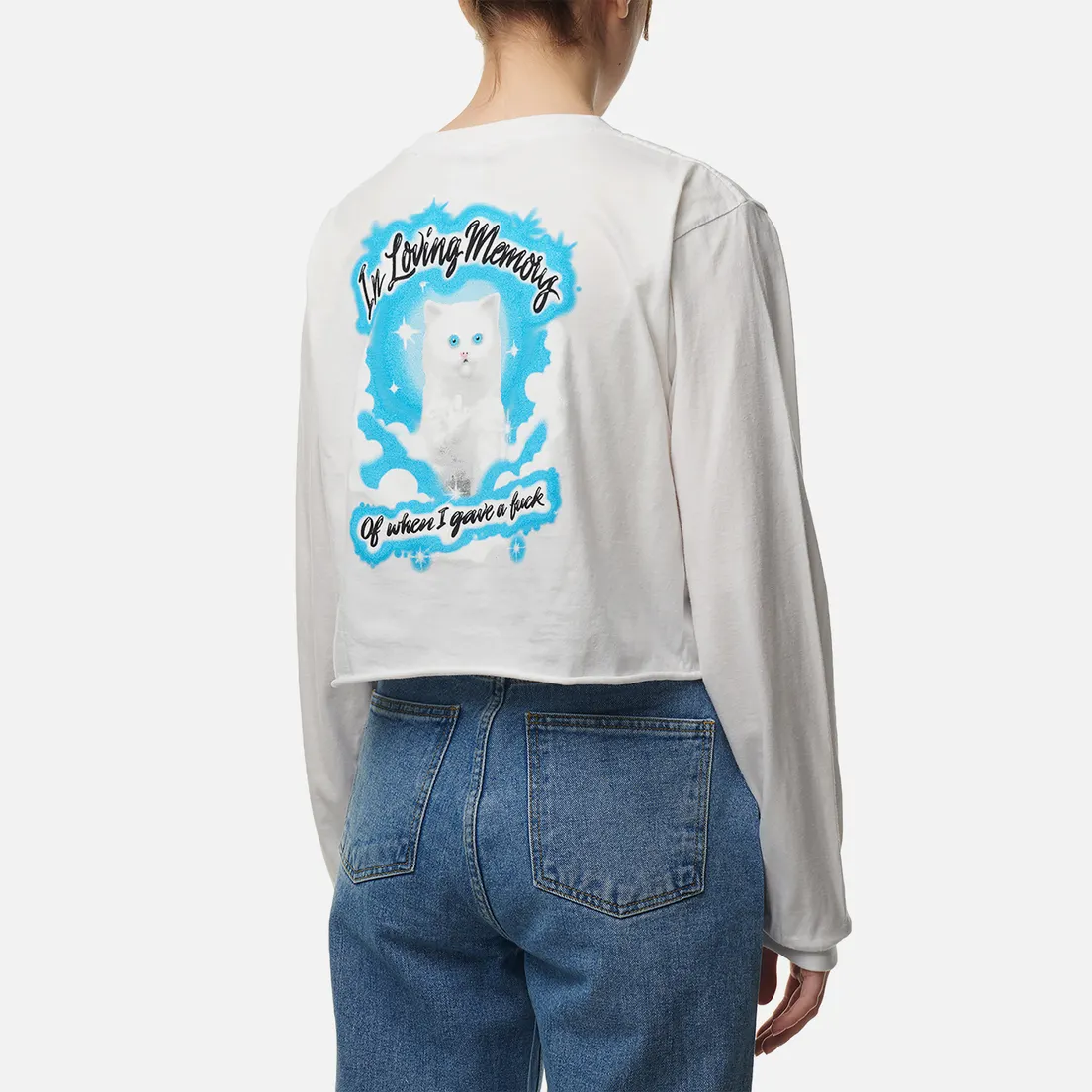 RIPNDIP Женский лонгслив In Loving Memory Cropped