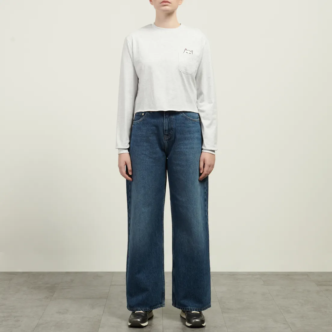 RIPNDIP Женский лонгслив Lord Nermal Cropped