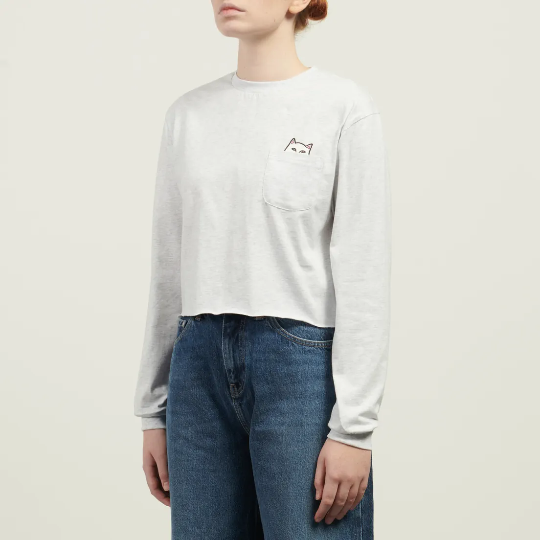 RIPNDIP Женский лонгслив Lord Nermal Cropped