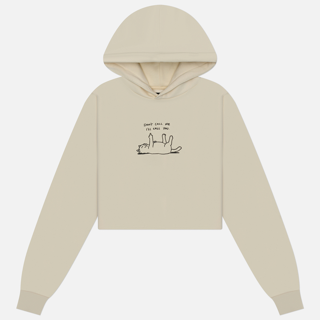 RIPNDIP Женская толстовка Don't Call Me Cropped Hoodie