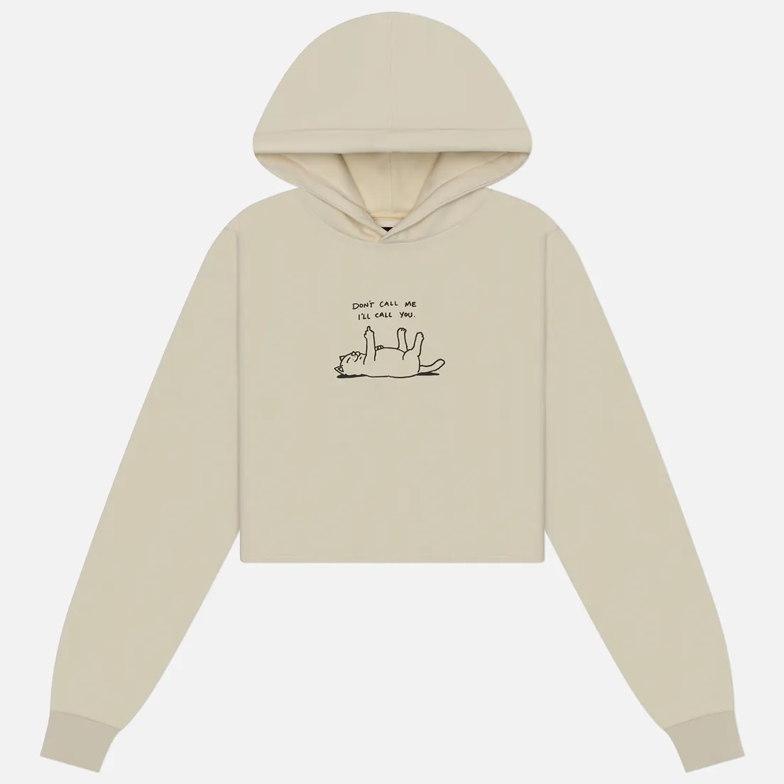 RIPNDIP Женская толстовка Don't Call Me Cropped Hoodie