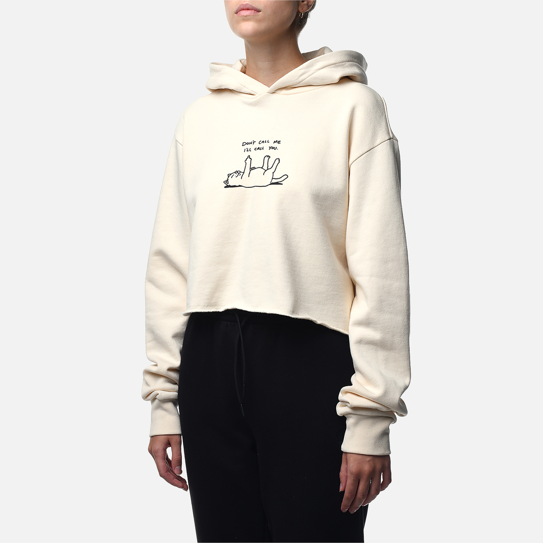 RIPNDIP Женская толстовка Don't Call Me Cropped Hoodie