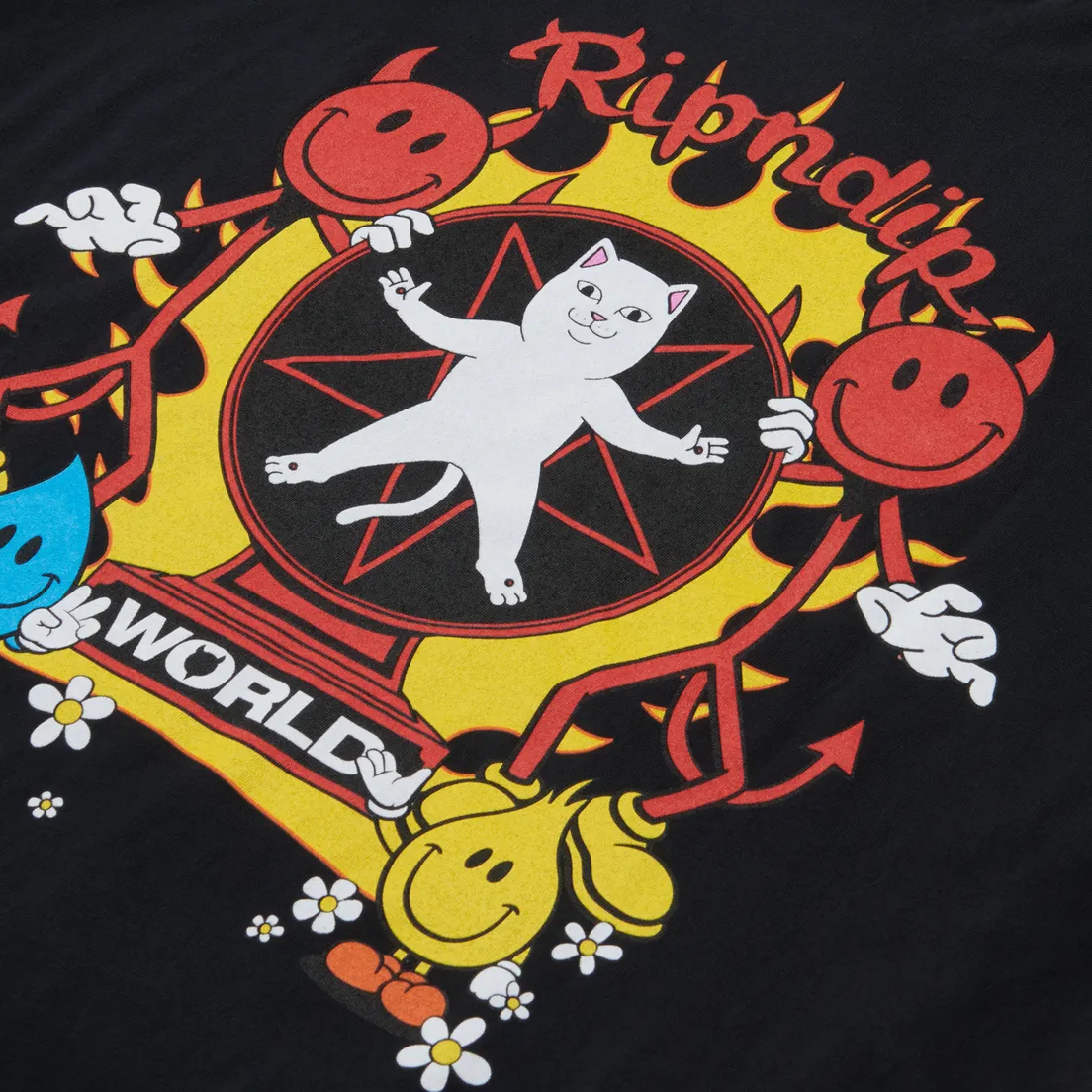 RIPNDIP Мужская футболка x World Industries Ripndip World