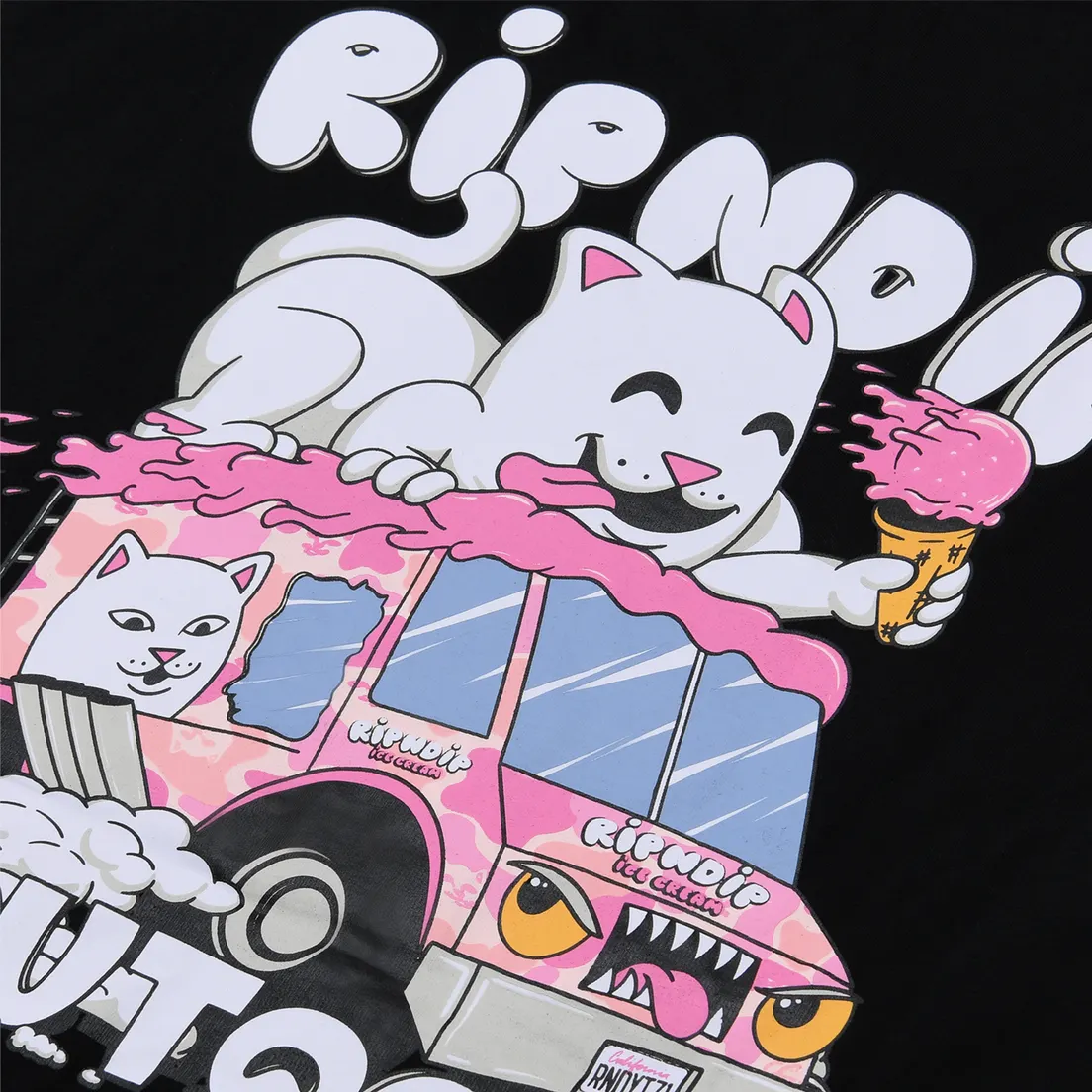 RIPNDIP Мужская футболка Youtooz Crazy Cream Truck