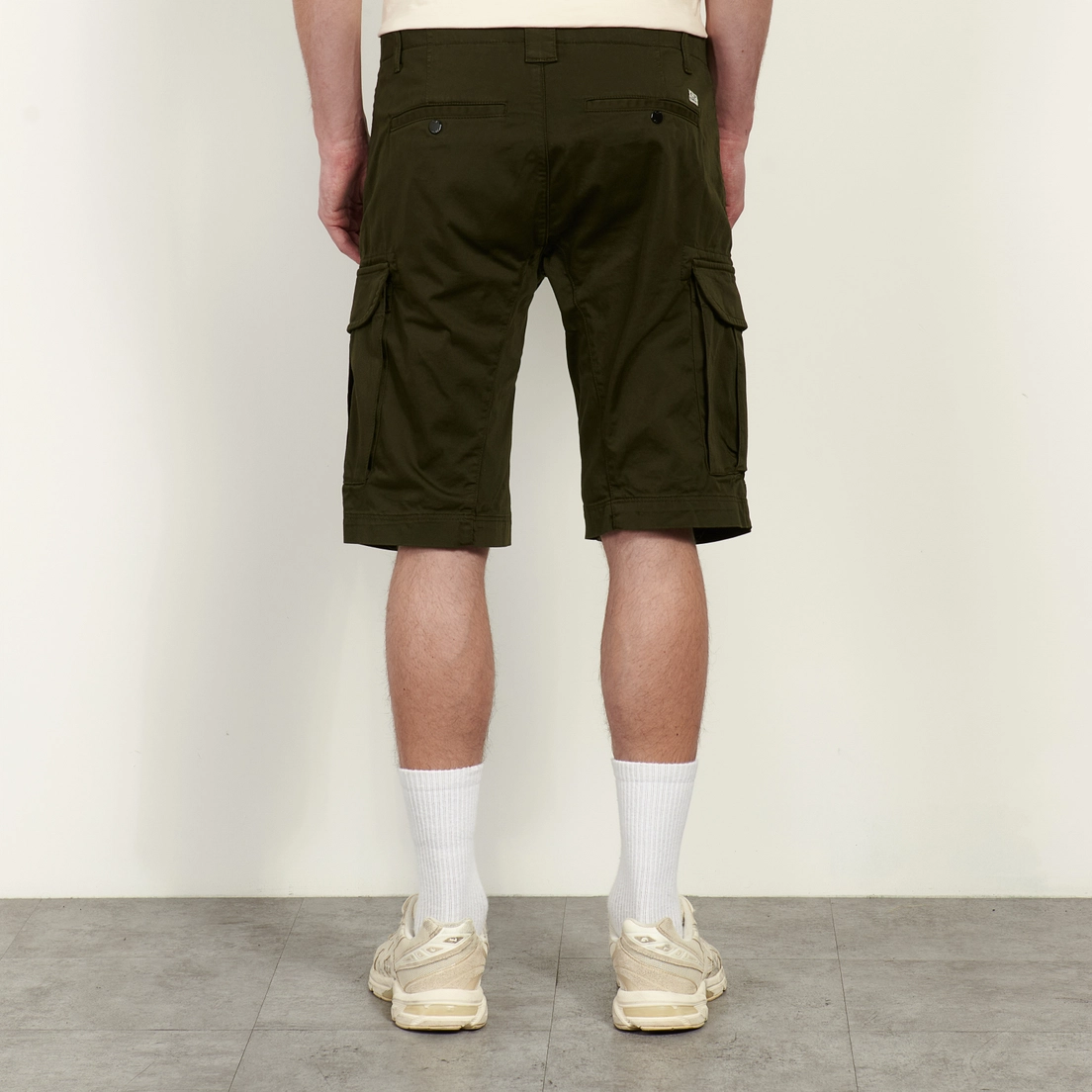 C.P. Company Мужские шорты Stretch Sateen Cargo Lens