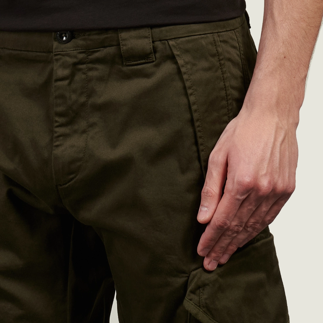 C.P. Company Мужские брюки Stretch Sateen Ergonomic Lens Cargo