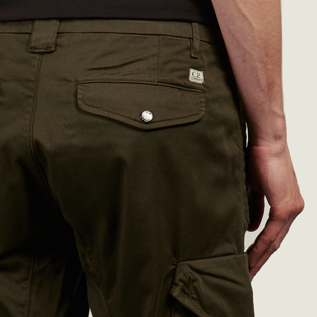 C.P. Company Мужские брюки Stretch Sateen Ergonomic Lens Cargo