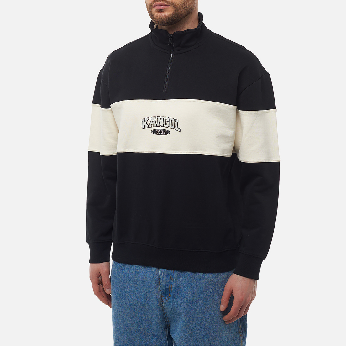 Kangol Мужская толстовка College Half Zip-Up