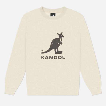 Мужская толстовка Kangol Big Logo, цвет бежевый, размер M