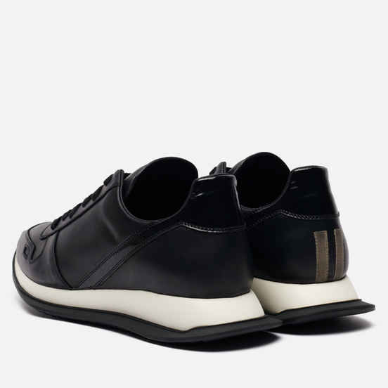 Мужские кроссовки Rick Owens Performa Runner Lace Up Black/Black/Black/Black/White/Black