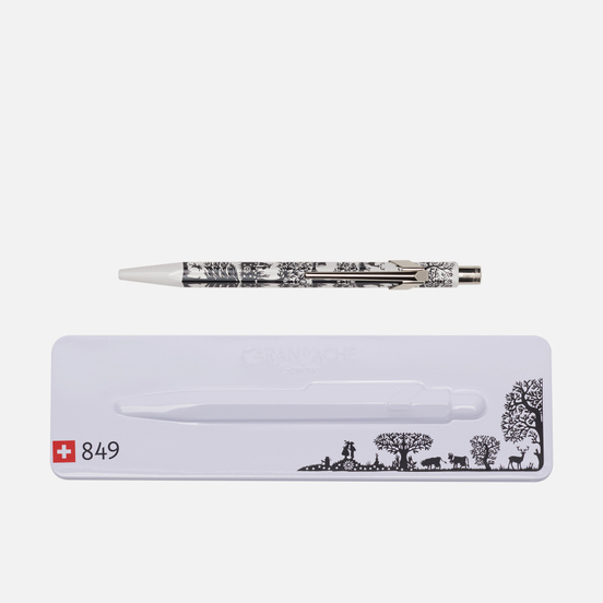 Ручка Caran d'Ache 849 Office Essentialy Swiss Cut Up Paper Silver