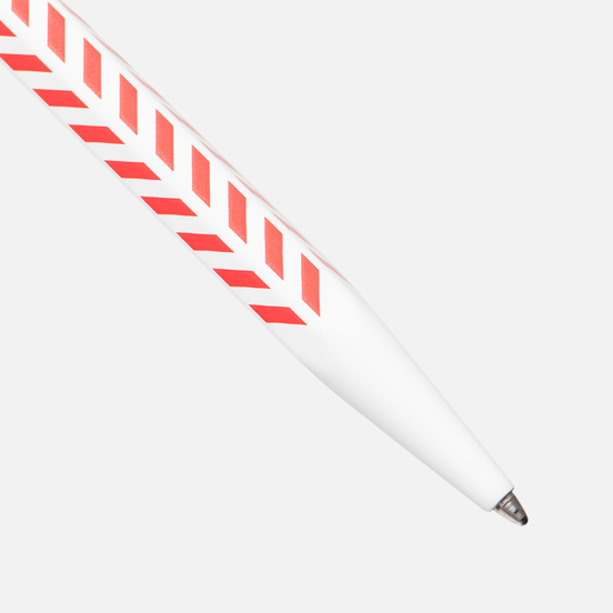 Ручка Caran d'Ache Office 849 Season`s Greetings 2018 Chevron White/Red