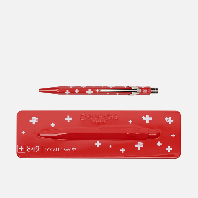 Ручка Caran d'Ache, цвет красный, размер UNI 849.053 849 Totally Swiss - фото 4