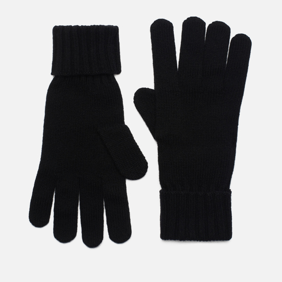 Перчатки Lacoste Embroidered Crocodile Black