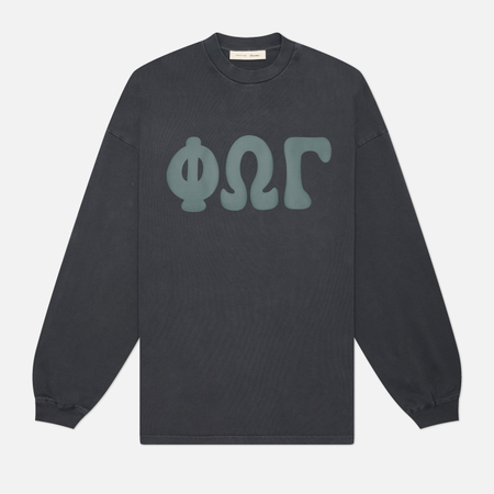 Мужской лонгслив Fear of God ESSENTIALS Heavy Jersey Merch, цвет серый, размер M