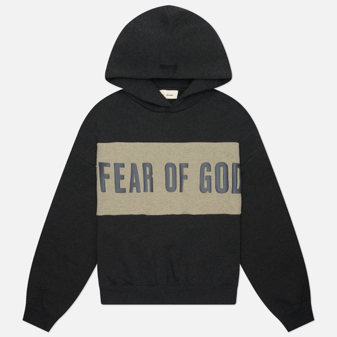 Мужская толстовка Fear of God ESSENTIALS Cropped Relaxed Panelled Hoodie