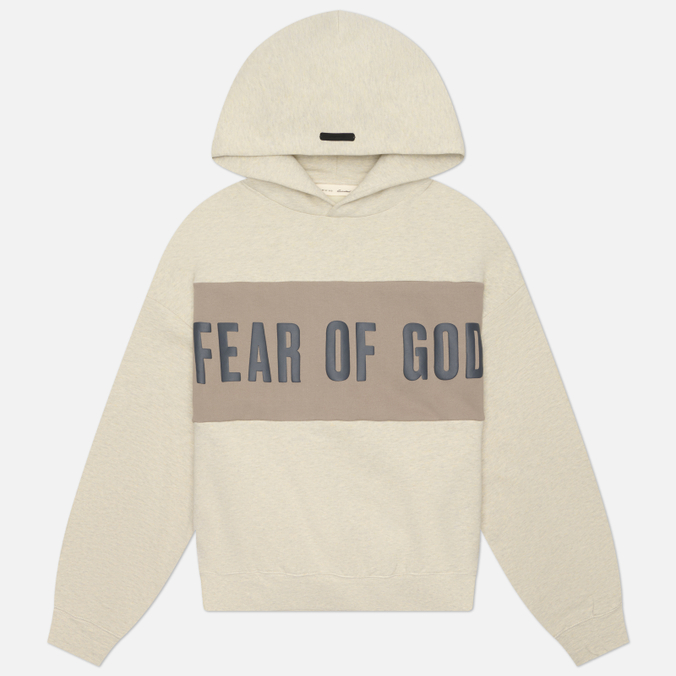 Мужская толстовка Fear of God ESSENTIALS Cropped Relaxed Panelled Hoodie