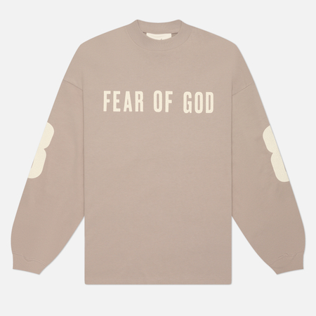 Мужской лонгслив Fear of God ESSENTIALS Merch Graphic, цвет серый, размер L