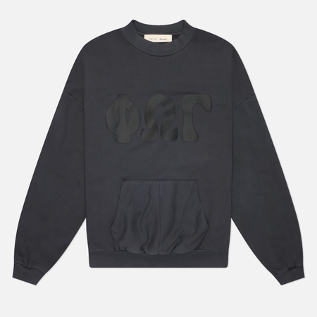 Мужская толстовка Fear of God ESSENTIALS 90s Crewneck, цвет серый, размер S
