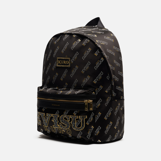 Рюкзак Evisu Evisukuro Fine Rocks Monogram All Over Printed Black
