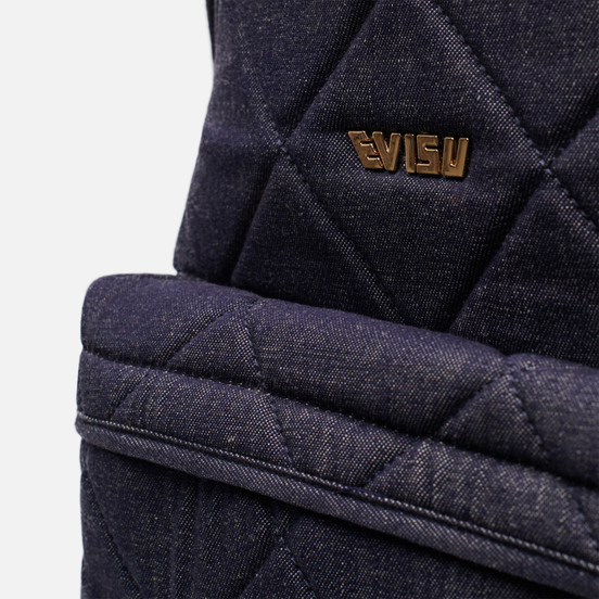 Рюкзак Evisu Quilted Denim Indigo