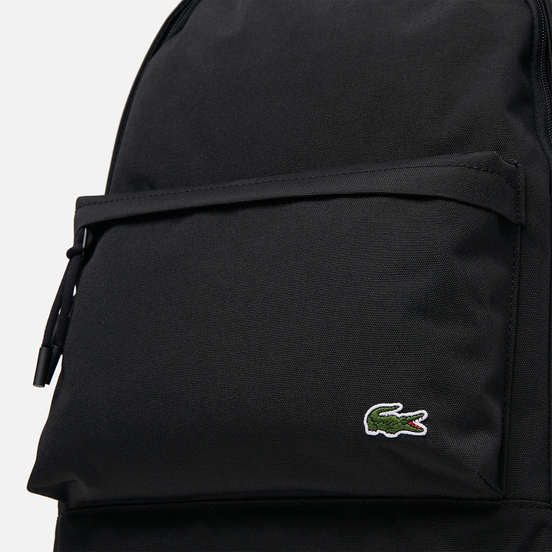 Рюкзак Lacoste Neocroc Canvas Zip Pocket Black