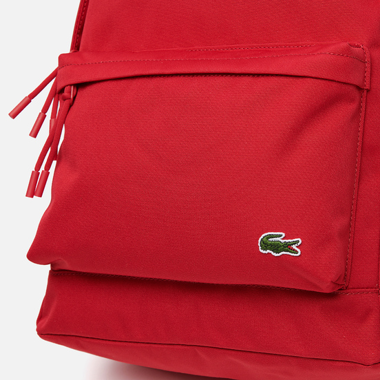 Рюкзак Lacoste Neocroc Canvas Zip Pocket Tango Red