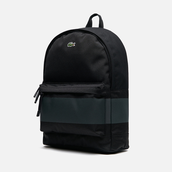 Рюкзак Lacoste Reflective Canvas Zippered Black