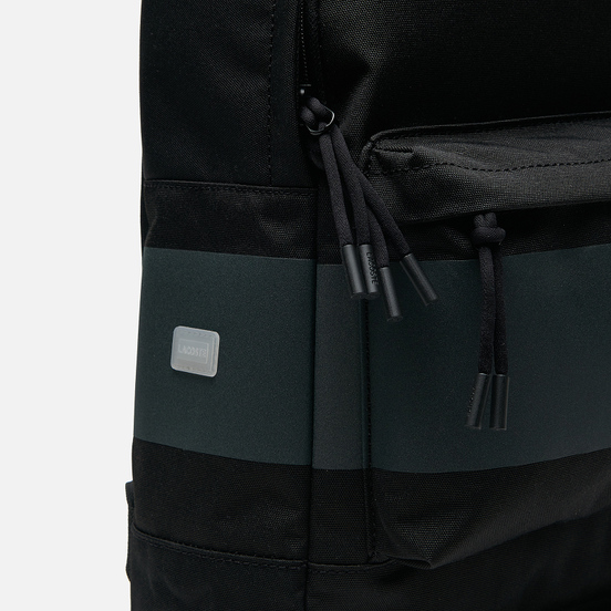 Рюкзак Lacoste Reflective Canvas Zippered Black