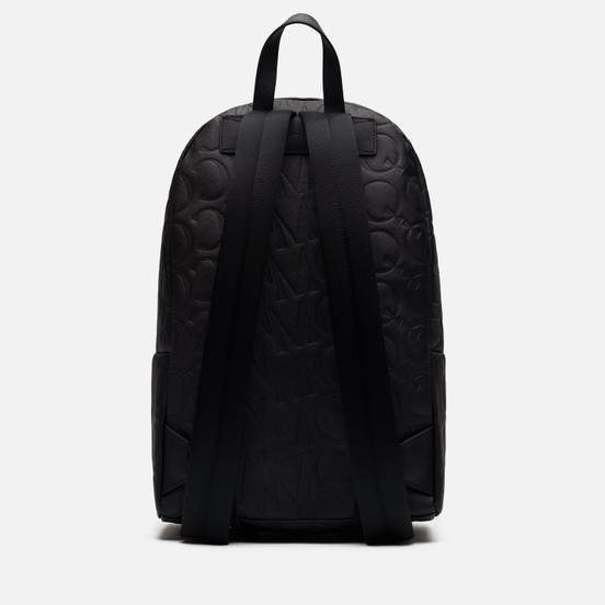 Рюкзак McQ Alexander McQueen Classic Leather Logo Embossed Black