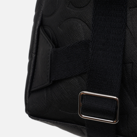 Рюкзак McQ Alexander McQueen Classic Leather Logo Embossed Black