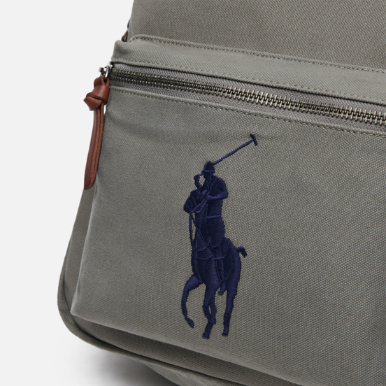 Рюкзак Polo Ralph Lauren Cotton Canvas Polo Pony College Grey