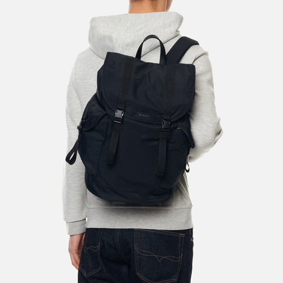 Рюкзак Sandqvist Charlie Black/Black Leather