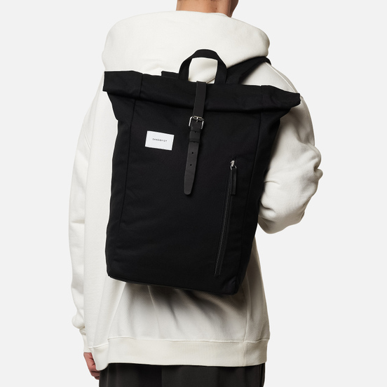 Рюкзак Sandqvist Dante Black/Black Leather