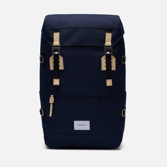 Рюкзак Sandqvist Harald 21L Navy/Natural Leather