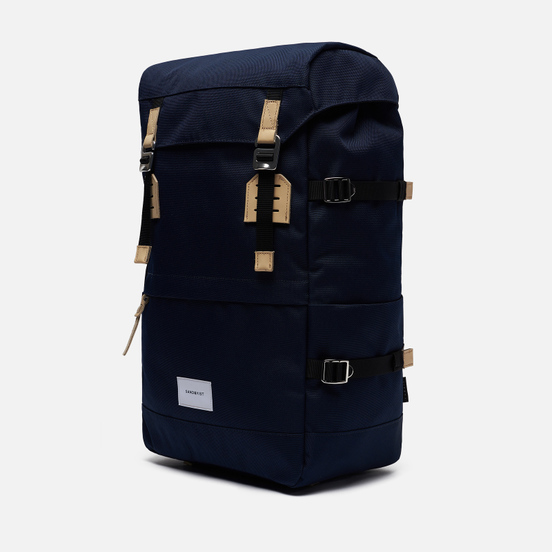 Рюкзак Sandqvist Harald 21L Navy/Natural Leather