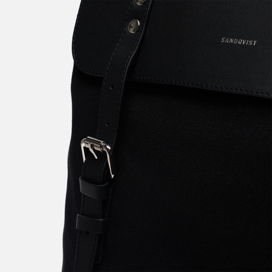 Рюкзак Sandqvist Hege 18L Black/Black Leather