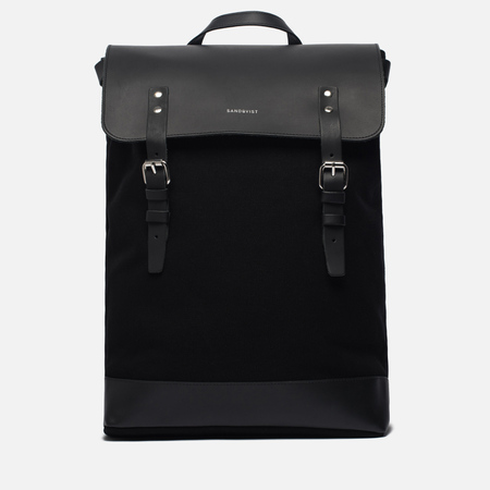 Рюкзак Sandqvist Hege Canvas/Leather Black