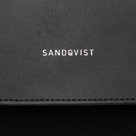 Рюкзак Sandqvist Hege 18L Black/Black Leather