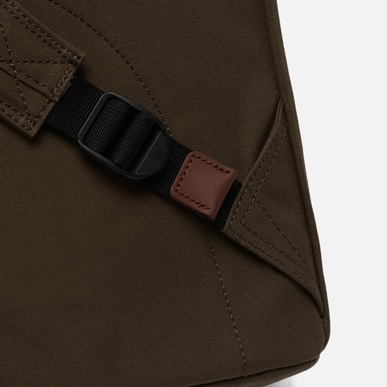 Рюкзак Sandqvist Roald 17L Olive/Cognac Brown Leather