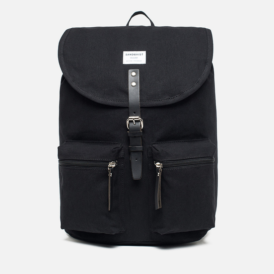 Рюкзак Sandqvist Roald 17L Black/Black Leather