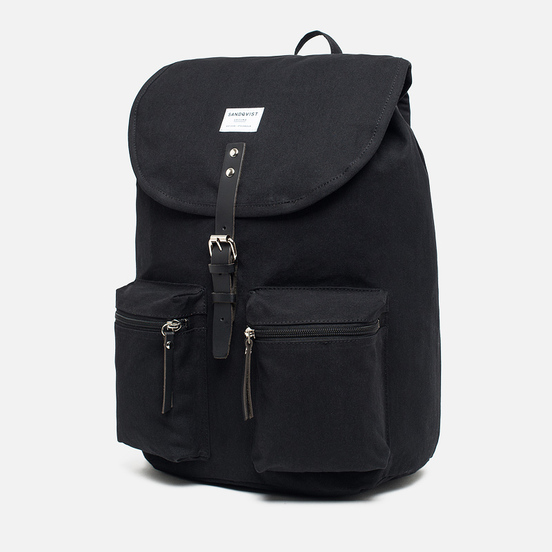 Рюкзак Sandqvist Roald 17L Black/Black Leather