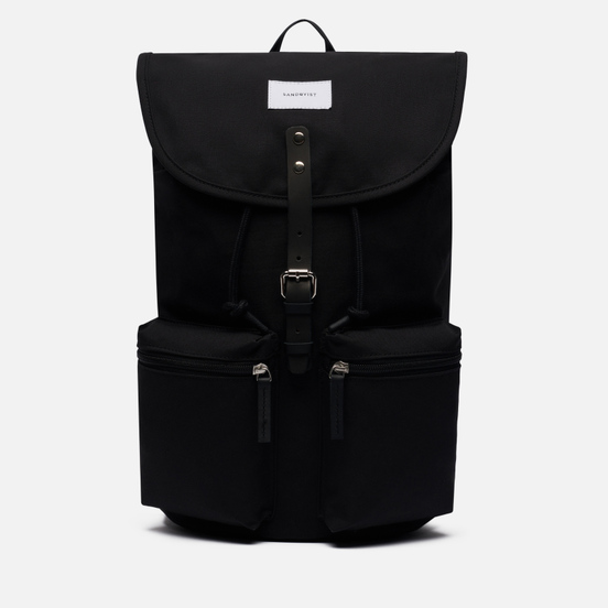 Рюкзак Sandqvist Roald 17L Black/Black Leather